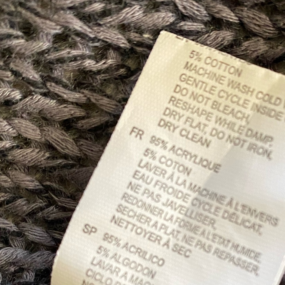 RDI mixed stitch knit v-neck sweater - Picture 6 of 13